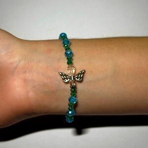 Blue Green Angel Bracelet